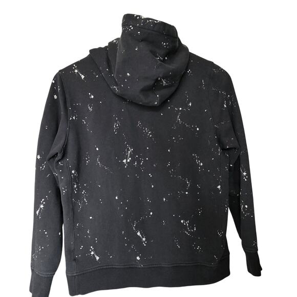 Abercrombie & Fitch Distressed PaintShop Splatter DarkGray Streetwear Hoodie L - Picture 3 of 8